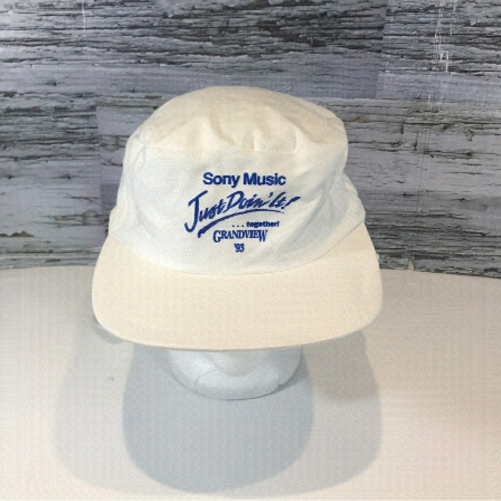 Sony Music Just Doin It Together Grandview 93 Sun Flap Vintage Hat